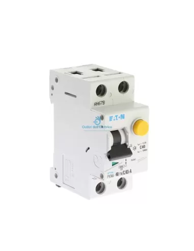 Eaton Pkn6-40/1n/c/03-a disyuntor de corriente residual 1p+n 40a c 0,3 6ka cl.a